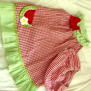 24M toddler watermelon dress